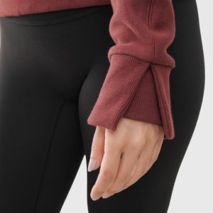 Invincible Oversized Maroon <b>Hoodie</b> for <b>Workout</b> Breathable Knitted Fabric - Product Image 5