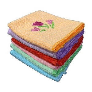 Let Us Eat Cake bordado Top elegante algodón orgánico ultrafino Jacquard absorbente de agua limpieza cocina de moda juegos de toallas de Golf - Product Image 2