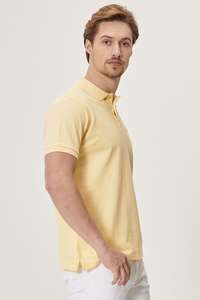 Venta caliente de algodón poliéster logotipo personalizado hombres polos en blanco liso hombres Golf manga corta hombres camiseta Polo al por mayor - Product Image 3