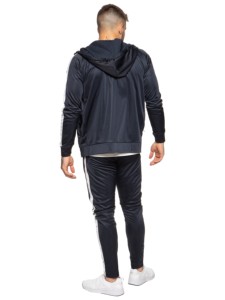Ensemble de jogging personnalisé Ensemble pantalon de survêtement et sweat à capuche pour homme avec logo de haute qualité Ensemble pantalon de survêtement en coton et sweat à capuche zippé - Product Image 3