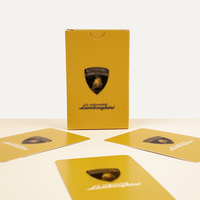 Cartes à jouer personnalisées avec bordure en feuille d'argent, jeu de cartes de poker en papier de qualité supérieure, vente en gros, cartes personnalisées avec logo, ensemble de jeu avec boîte d'emballage