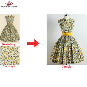 <span class=keywords><strong>Abbigliamento</strong></span> personalizzato stile Vintage di alta qualità per le donne piccolo MOQ Design <span class=keywords><strong>classico</strong></span> stile Vintage CMT personalizzazione - Product Image 3