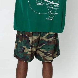 Shorts Casuales de Malla Unisex Personalizados al por Mayor, hasta la Talla 6XL, con Patrón Sólido y Logotipo Personalizado - Product Image 2