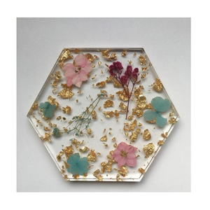 Elegante Bandeja de Servicio de Resina Epoxi Personalizable, Diseño Rectangular para el Hogar, Restaurante, Hotel, Bandeja de Resina - Product Image 3