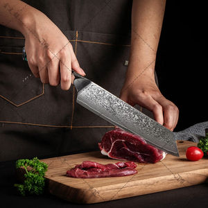 Cuchillo de Chef de 8 Pulgadas, Cuchillo de Cocina de Acero de Damasco de 67 Capas con Mango de Concha de Abulón - Product Image 2