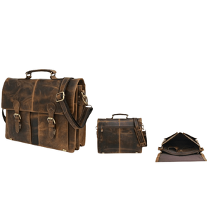 Trending Executive Leather Laptop Bag Elegant <b>Handbag</b> With Secure <b>Storage</b> Fits up to 15.6'' Laptops Perfect <b>for</b> Business - Product Image 6