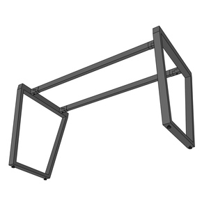 Industrial Style 70x140cm Trapez Concept Assembly Table <b>Legs</b>-HCTC005 - Product Image 2