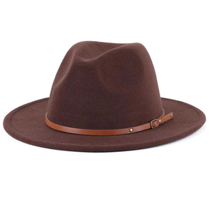 Chapeau Western en Cuir Véritable Style Cowboy à Large Bord, Chapeau de Brousse Résistant à l'Eau, Vêtement de Voyage, Tendance USA Europe, Vente en Gros - Product Image 1