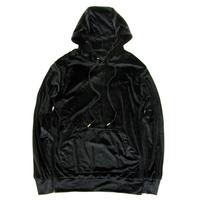 Survêtement unisexe en velours à capuche personnalisé avec logo, deux pièces, coupe oversize, style streetwear sportif, vente en gros