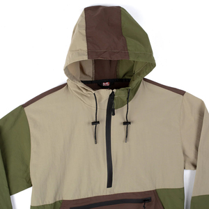 Anorak coupe-vent multicolore coupe-vent de haute qualité coupe-vent grande taille veste pour homme respirant séchage rapide capuche - Product Image 3