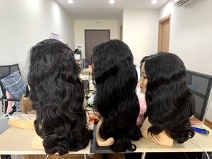 Extensions de cheveux humains vierges vietnamiens Ady Hair de qualité supérieure, lisses comme des baguettes, perruques en dentelle HD, sans nœuds, sans perte, trame simple - Product Image 2