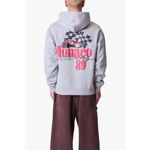 Sweat-shirt vintage Monaco - 100% coton gris chiné - Product Image 2