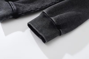 Sweat à capuche vintage délavé à l'acide pour hommes Doberman Graphic Oversized Pullover Streetwear Fashion Sweatshirt Custom Wholesale - Product Image 2