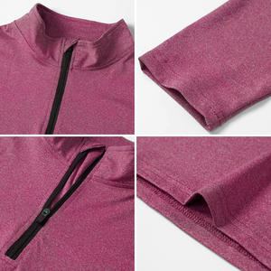 Vente en gros Sweatshirts Golf Pullover à capuche Polyester à manches longues Quarter Zip Golf Pullover confortable respirant hoodie hommes - Product Image 6