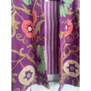 Floral Grape Capped Sleeve Top for Summer Breathable Design - Product Image 1