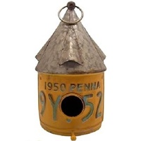 Balcon suspendu dans la maison accessoires de jardin cage à perroquet personnaliser forme émail jaune fini cage à oiseaux à prix abordable