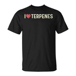 Camiseta Cool Stoner Terpenes para Amantes del Cannabis y la Hierba, Diseño Discreto de Marihuana para Promociones - Product Image 1