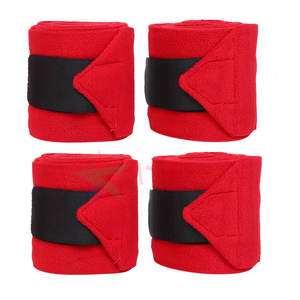 Bandages de polo en polaire de haute qualité avec logo personnalisé Fabrication personnalisée de bandage de jambe de cheval durable - Product Image 3