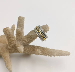 Unisex 925 Sterling <b>Silver</b> Brass Copper Wedding Jewelry <b>Ring</b> with Diamond Unique Trendy Engagement for Women <b>Men</b> for Parties - Product Image 3