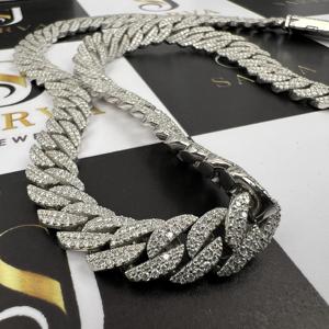 Cadena Fina de Plata S925 con Diamantes Personalizados, Regalo para Hombre y Mujer, Certificado IGI, Estilo Hip Hop, Cadena Cubana de Miami - Product Image 3