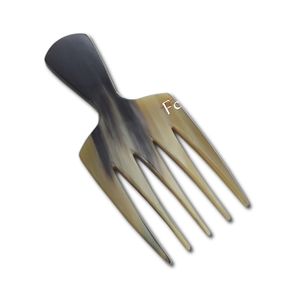 Venta al por mayor, peines comunes, cuerno de oveja y cuerno de buey Natural, peine de masaje para meridianos de cabeza media luna para uso de masaje - Product Image 3