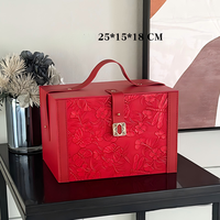 Boîte de papier cadeau de bonbons de mariage en gros pour demoiselles d'honneur décoration cuir gaufré fleur PVC cuir tissu pour sac à main