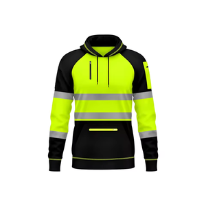 Sweat-shirt vert fluorescent Plover, vêtements de travail réfléchissants de sécurité, haute visibilité, hiver, extérieur, toutes tailles - Product Image 1