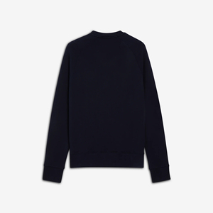 Pull lourd vierge brodé personnalisé de vêtements de rue de luxe sweat-shirt 100% coton uni épais col rond pull à capuche pour hommes - Product Image 4