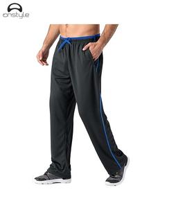 Pantalons décontractés Séchage rapide Élastique Respirant Soie Mi Cordon Surdimensionné Droit Pantalons de Sport pour Hommes en Polyester - Product Image 5