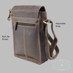 Women's Minimalist Crossbody <b>Messenger</b> Satchel LCS-0079 Zipper Handbag Travel and Gift <b>Bag</b> for Her - Product Image 5