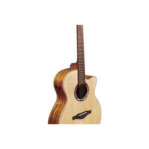 EKO GUITARS- Alps J450ce Guitarras acústicas con 3 capas Laminado Koa Parte trasera y laterales Branko Diapasón de palisandro Cuello de caoba - Product Image 3