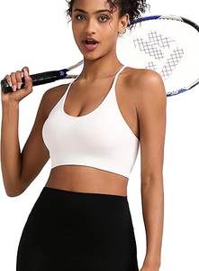 La mejor calidad Fitness Sport Bra Pakistan Made Nuevo diseño Gym Wear Transpirable Sports Women Bra - Product Image 3