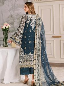 Top Selling Latest Designs Pakistani Clothing Langa Dress Custom Sizes Casual Party Wear Dresses <b>Women</b> - Product Image 2