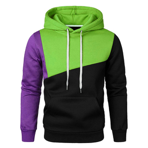 Sweats à capuche pour hommes personnalisés à prix d'usine, vêtements décontractés d'hiver en polaire avec différents motifs d'impression, prix de gros - Product Image 1