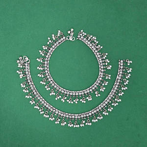 Tobilleras Moti Payal Elegantes Accesorio de moda muy demandado con revestimiento oxidado - Product Image 4