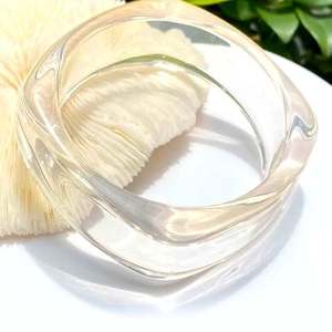 Hợp Thời Trang Đầy Màu Sắc Mịn Không Thường Xuyên Nhựa Chunky Bangles Cho Phụ Nữ Thời Trang Nữ Đá Cẩm Thạch Mô Hình Mờ Charms Vòng Đeo Tay Quà Tặng - Product Image 6