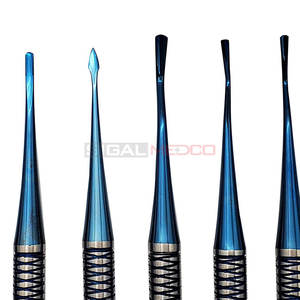 Kit de 7 mini élévateurs de racines et PDL de haute qualité pour procédures dentaires Source d'alimentation manuelle en acier inoxydable Luxation - Product Image 2