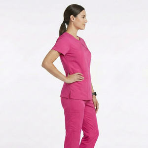 Premium Quality Women Medical Scrub <b>Set</b> Nursing Uniforms Hospital <b>Doctor</b> Suits Elastic Waist Pants Breathable Soft Scrub <b>Sets</b> - Product Image 2