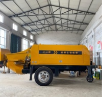 Pompa Beton Diesel yang Dipasang di Trailer 18-30MPa untuk Proyek Jembatan Jalan dan Bangunan