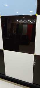 Exclusive Black and White 60x120cm Glazed Vitrified Porcelain <b>Tiles</b> Premium GVT PGVT Glossy Polished Finish Strong Durable - Product Image 6