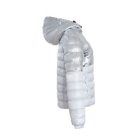 Vente en gros 2023 Veste matelassée unisexe de haute qualité manteau d'hiver imprimé OEM personnalisé tissu léger poche motif fermeture éclair