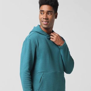 Sweat à capuche décontracté en coton mélangé ultra-doux pour hommes, grande taille, saison d'hiver, polaire, journées décontractées, disponible dans plusieurs tons de terre - Product Image 5