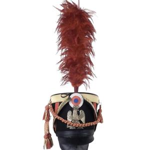 Vente en gros professionnel de haute qualité 100% laine extérieur hommes béret Napoléon britannique Shako chapeau - Product Image 6