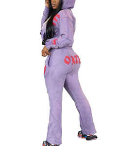 Personalizado poliéster/algodón francés Terry mujer de talla grande invierno a prueba de viento transpirable desgastado bordado Patchwork Sudadera con capucha - Product Image 1