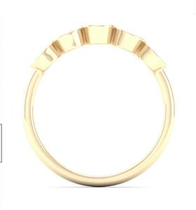 Aniva Jewels 14K oro único redondo diamante aniversario anillo Venta caliente Nueva joyería - Product Image 3