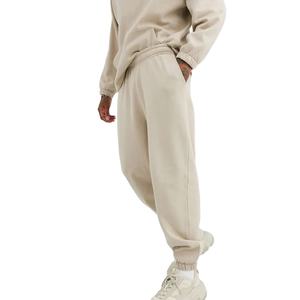 Ensemble de survêtement décontracté en molleton 100% coton pour homme, nouvelle saison d'hiver 2026, coupe ajustée, ensemble de survêtement, ensemble de sweat-shirt à capuche - Product Image 4