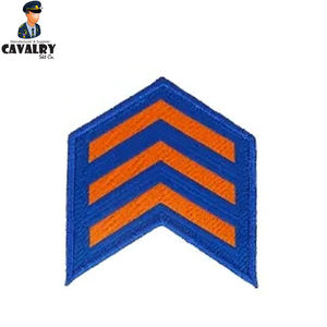 Precio de fábrica Diseño personalizado Chevrons Parches de bordado Venta caliente Excelente calidad Chevrons hechos a mano por CAVALRY SKT COMPANY - Product Image 4