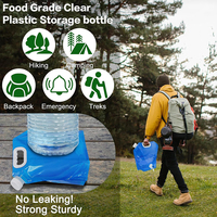 Sac souple pliable portable de 1L, 3L, 5L, imprimé sur mesure, de qualité alimentaire, pour eau, liquides, aliments, boissons, bière, avec bec verseur