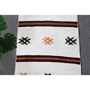 Alfombra turca elegante vintage de 17x38 pies, decoración moderna en blanco y negro, área grande clásica, retazos rectangulares, látex de lana de 10mm para pasillo - Product Image 5