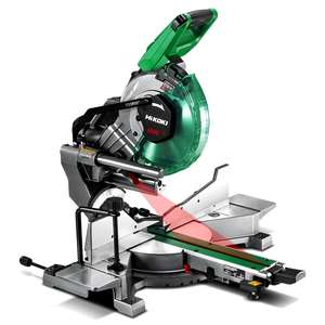 Sierra Ingletadora Inalámbrica HiKOKI C3610DRA(H4Z) de 36V con Batería de Iones de Litio, Sin Escobillas, MultiVolt, 255mm (10 Pulgadas), Totalmente Nueva y Auténtica - Product Image 3